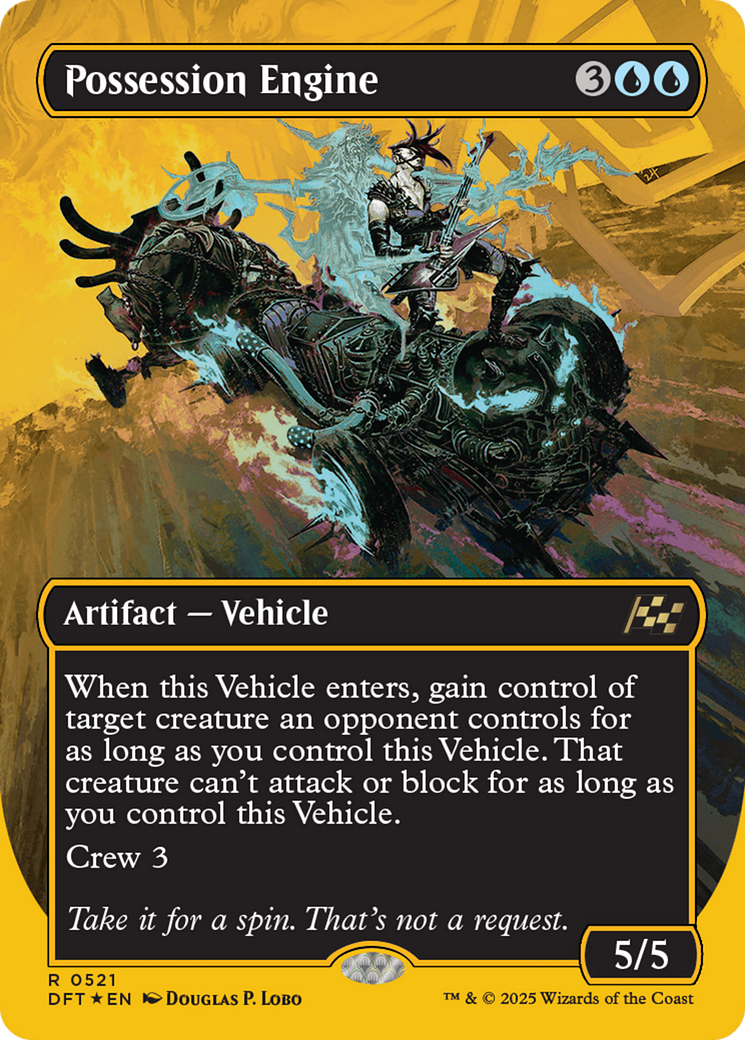 {@R} Possession Engine (Borderless) (First-Place Foil) [Aetherdrift][DFT 521]