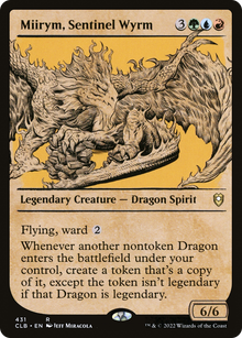 {R} Miirym, Sentinel Wyrm (Showcase) [Commander Legends: Battle for Baldur's Gate][CLB 431]