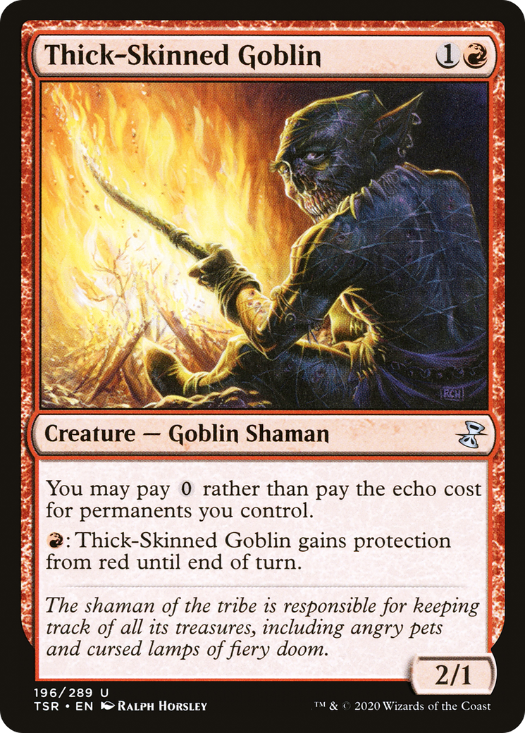 {C} Thick-Skinned Goblin [Time Spiral Remastered][TSR 196]