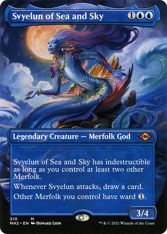 {R} Svyelun of Sea and Sky (Borderless Alternate Art) [Modern Horizons 2][MH2 310]