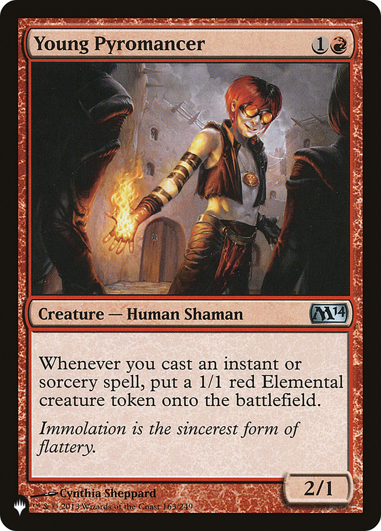 Young Pyromancer (M14) [LIST 163/249]