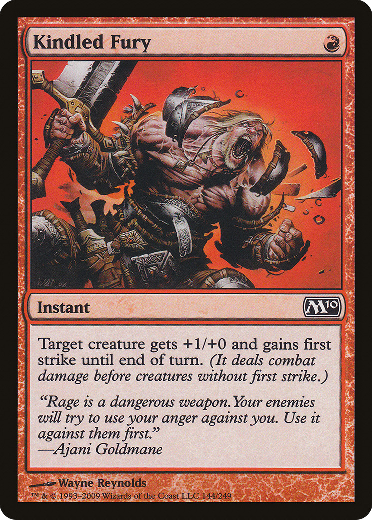 {C} Kindled Fury [Magic 2010][M10 144]