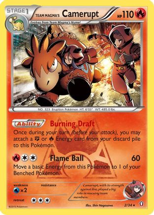 [PKM] Team Magma's Camerupt (2/34) [XY: Double Crisis]