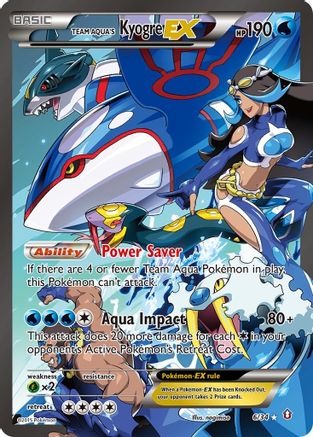 [PKM] Team Aqua's Kyogre EX (6/34) [XY: Double Crisis]