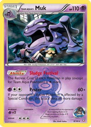 [PKM] Team Aqua's Muk (8/34) [XY: Double Crisis]