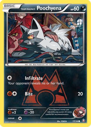 [PKM] Team Magma's Poochyena (17/34) [XY: Double Crisis]