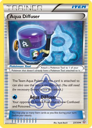[PKM] Aqua Diffuser (23/34) [XY: Double Crisis]