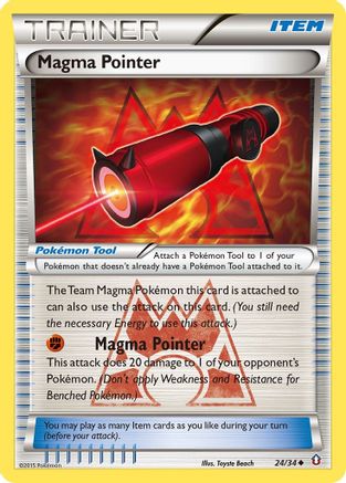 [PKM] Magma Pointer (24/34) [XY: Double Crisis]