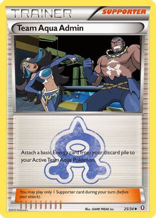 [PKM] Team Aqua Admin (25/34) [XY: Double Crisis]