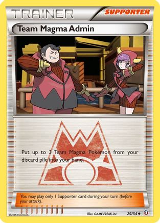 [PKM] Team Magma Admin (29/34) [XY: Double Crisis]
