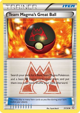 [PKM] Team Magma's Great Ball (31/34) [XY: Double Crisis]