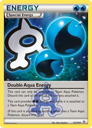 [PKM] Double Aqua Energy (33/34) [XY: Double Crisis]