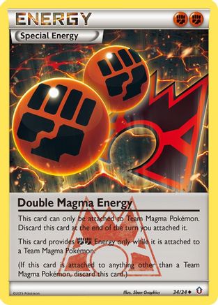 [PKM] Double Magma Energy (34/34) [XY: Double Crisis]