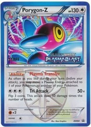 [PKM] Porygon Z (BW84) (Team Plasma) (Staff Prerelease Promo) [Black & White: Black Star Promos]