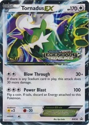[PKM] Tornadus EX (BW96) (Staff Prerelease Promo) [Black & White: Black Star Promos]