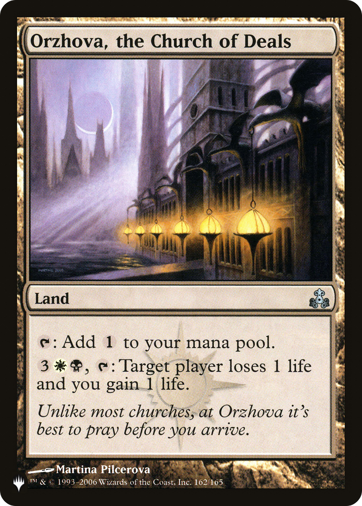 Orzhova, the Church of Deals [LIST GPT-162]