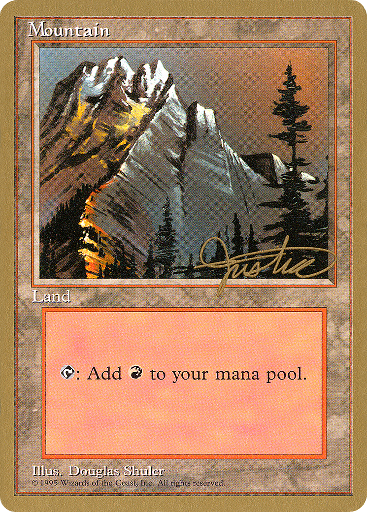 {B}[GB PTC MJ373] Mountain (mj373) (Mark Justice) [Pro Tour Collector Set]