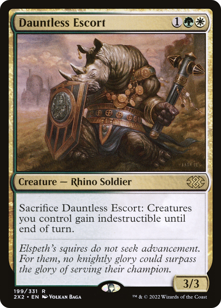 {R} Dauntless Escort [Double Masters 2022][2X2 199]