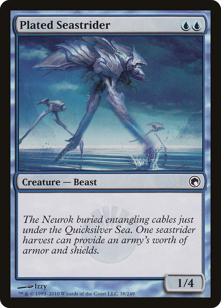{C} Plated Seastrider [Scars of Mirrodin][SOM 038]