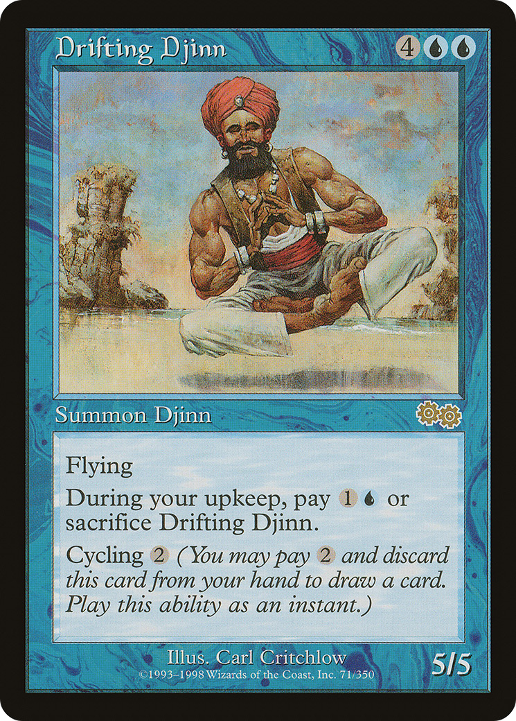 {R} Drifting Djinn [Urza's Saga][USG 071]