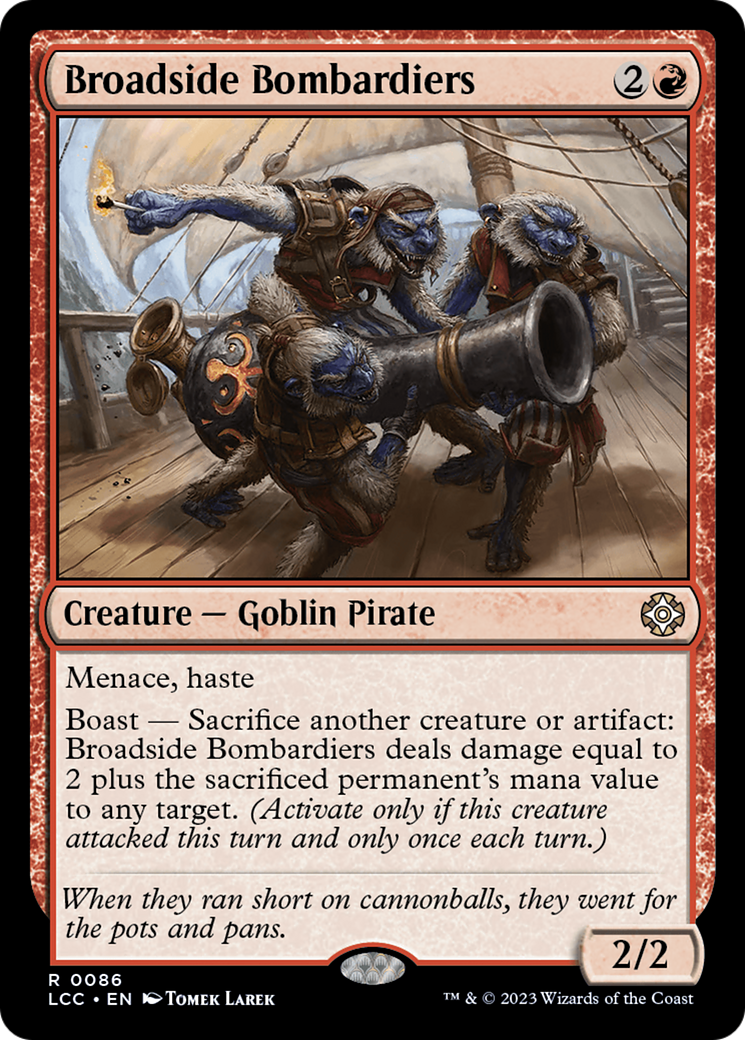 {R} Broadside Bombardiers [The Lost Caverns of Ixalan Commander][LCC 086]