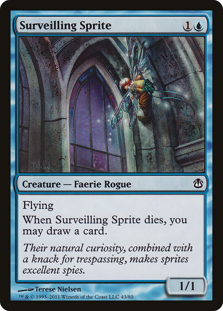 {C} Surveilling Sprite [Duel Decks: Ajani vs. Nicol Bolas][DDH 043]