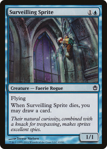 {C} Surveilling Sprite [Duel Decks: Ajani vs. Nicol Bolas][DDH 043]