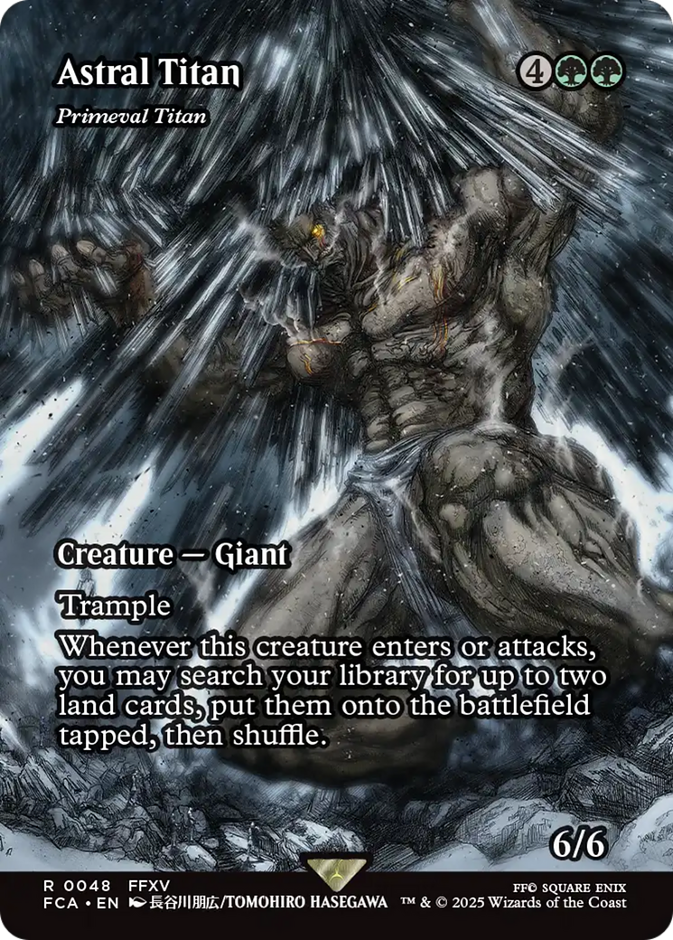 {R} Primeval Titan - Astral Titan (Showcase) [FINAL FANTASY : Through the Ages][FCA 048]