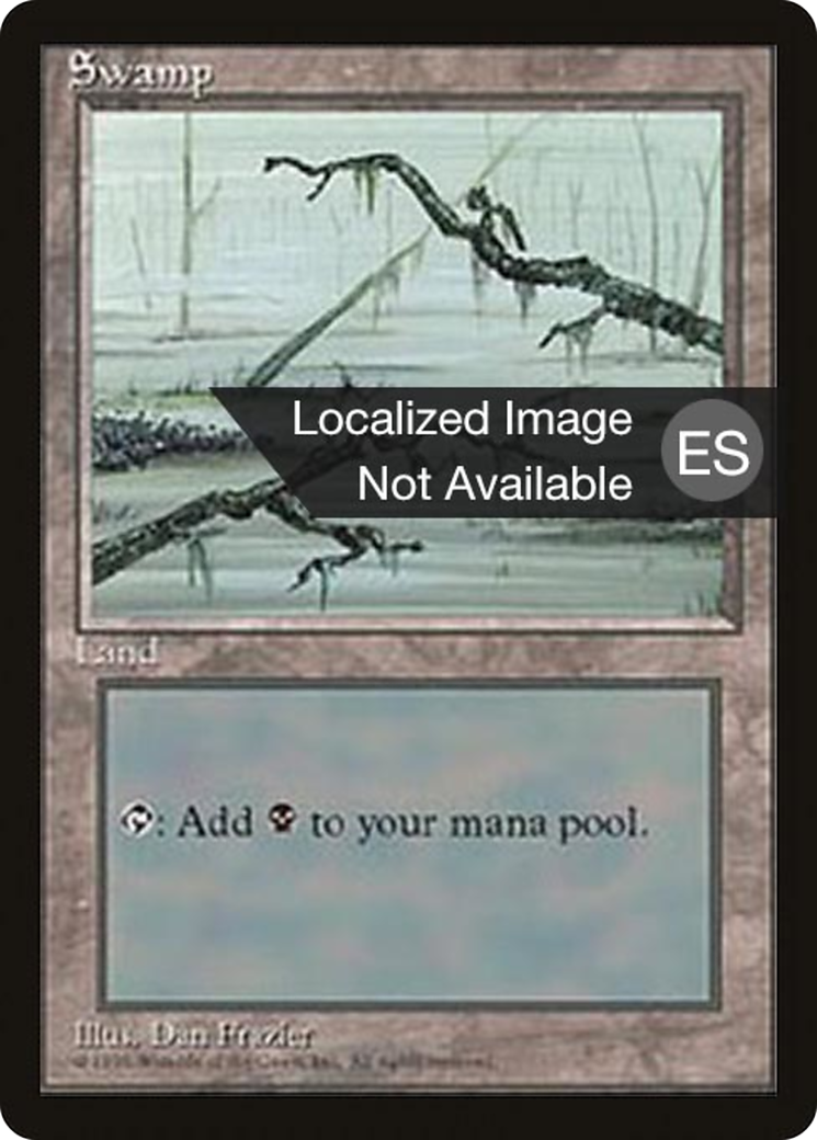 {B}[FBB 4ED 372] Swamp (C) [Fourth Edition (Foreign Black Border)]