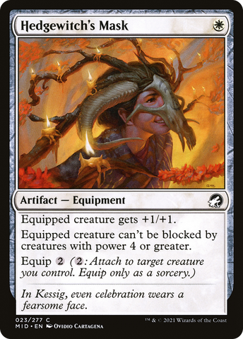 {C} Hedgewitch's Mask [Innistrad: Midnight Hunt][MID 023]