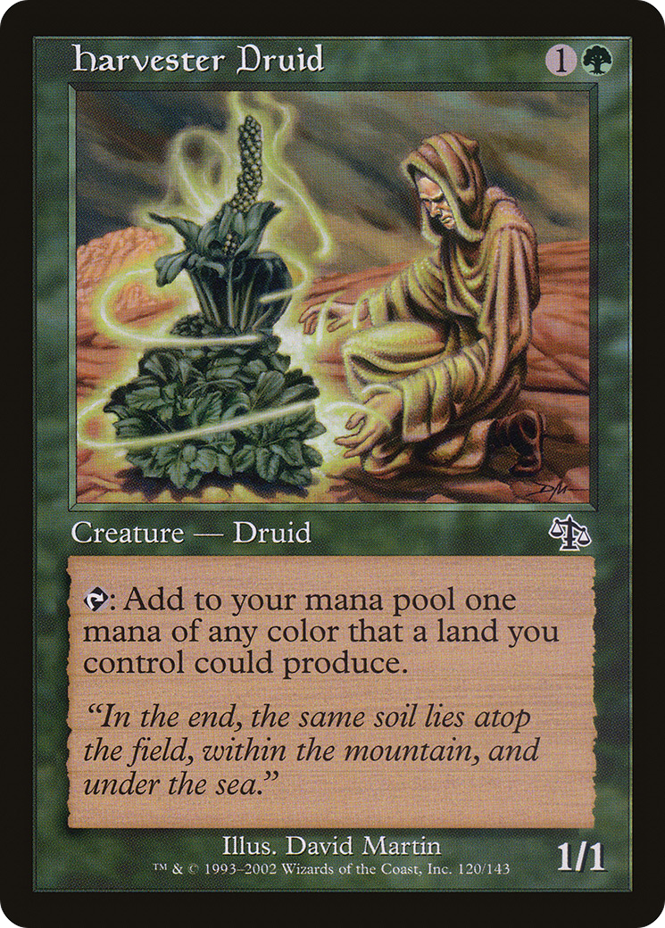 {C} Harvester Druid [Judgment][JUD 120]