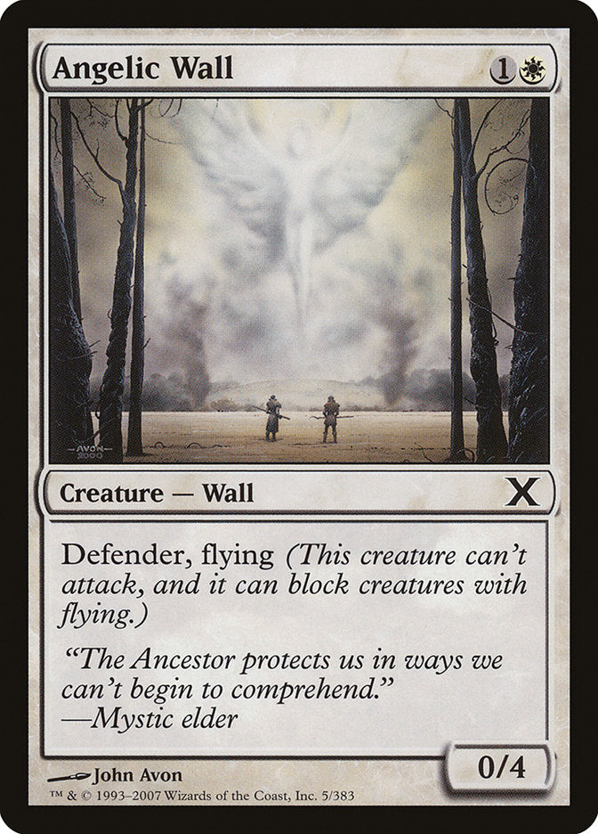 {C} Angelic Wall [Tenth Edition][10E 005]