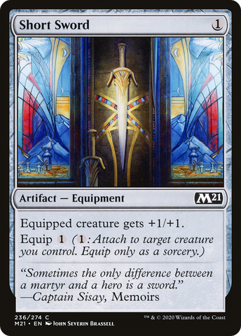 {C} Short Sword [Core Set 2021][M21 236]