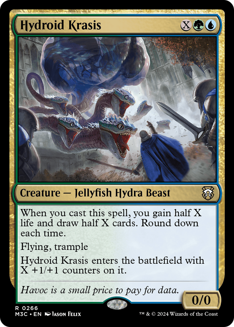 {R} Hydroid Krasis (Ripple Foil) [Modern Horizons 3 Commander][RPF M3C 266]