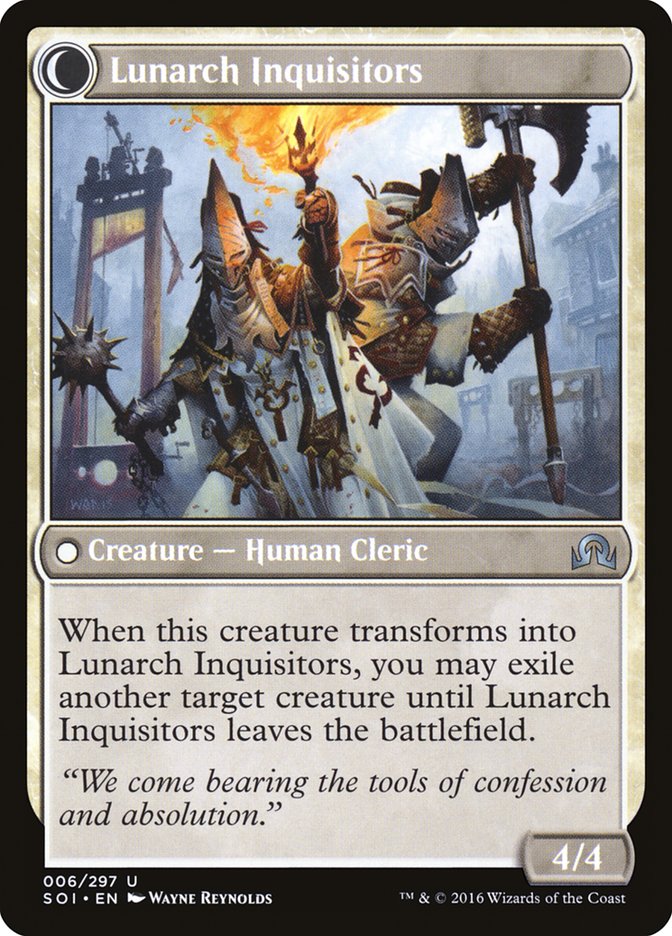 {C} Avacynian Missionaries // Lunarch Inquisitors [Shadows over Innistrad][SOI 006]