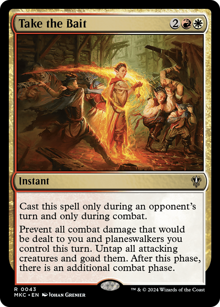{R} Take the Bait [Murders at Karlov Manor Commander][MKC 043]