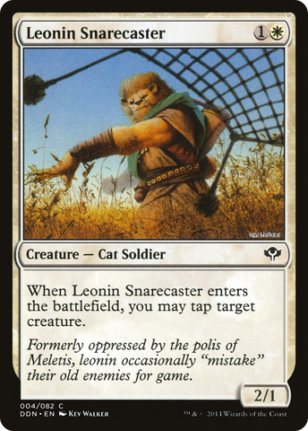 {C} Leonin Snarecaster [Duel Decks: Speed vs. Cunning][DDN 004]