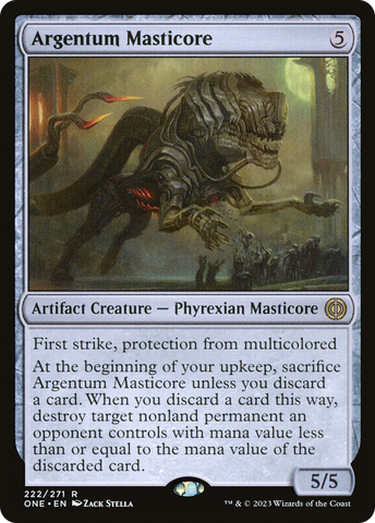 {R} Argentum Masticore [Phyrexia: All Will Be One][ONE 222]