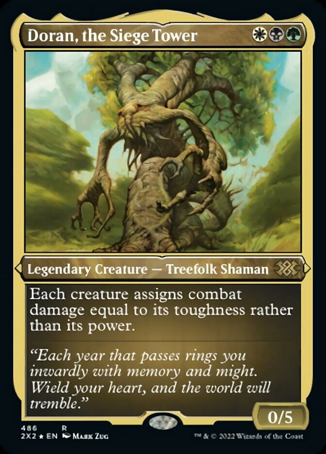 {R} Doran, the Siege Tower (Foil Etched) [Double Masters 2022][2X2 486]