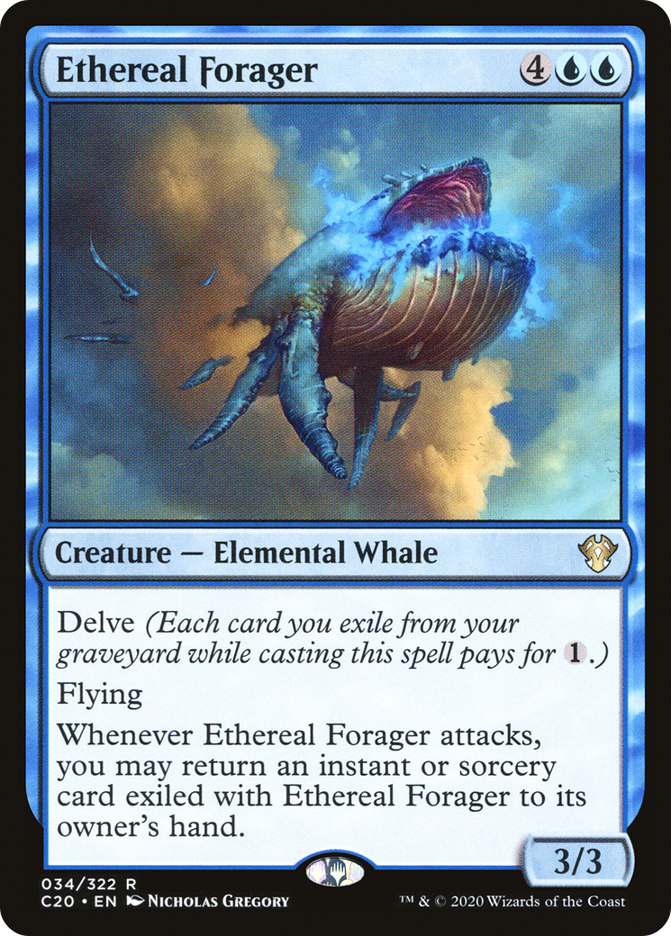 {R} Ethereal Forager [Commander 2020][C20 034]