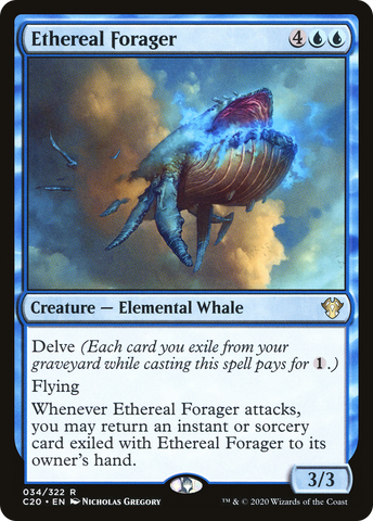 {R} Ethereal Forager [Commander 2020][C20 034]