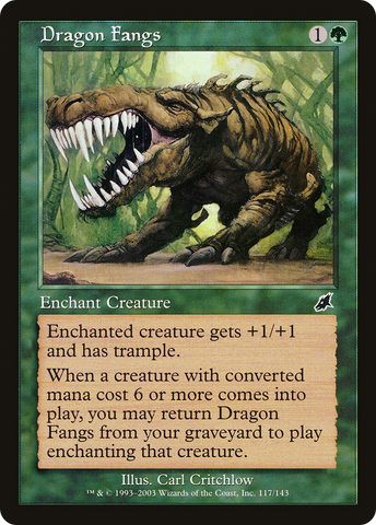 {C} Dragon Fangs [Scourge][SCG 117]
