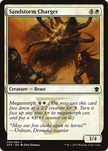 {C} Sandstorm Charger [Dragons of Tarkir][DTK 034]