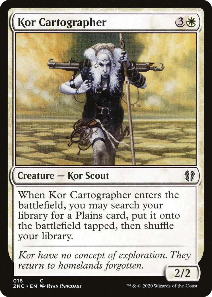 {C} Kor Cartographer [Zendikar Rising Commander][ZNC 018]