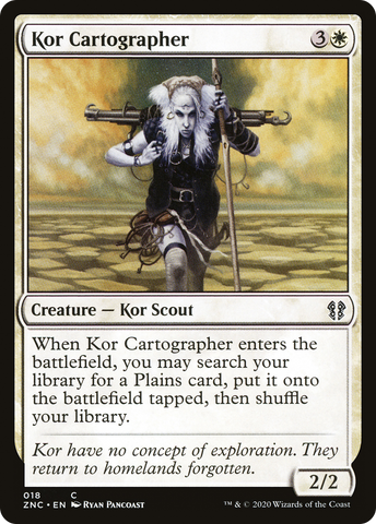 {C} Kor Cartographer [Zendikar Rising Commander][ZNC 018]