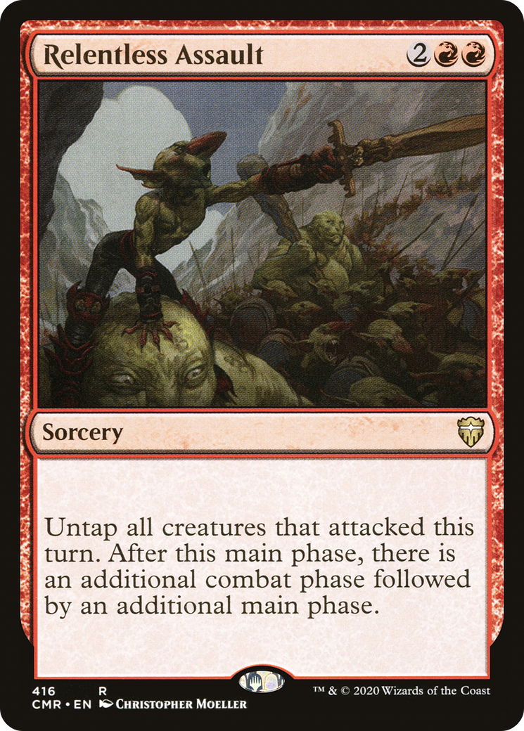 {R} Relentless Assault [Commander Legends][CMR 416]