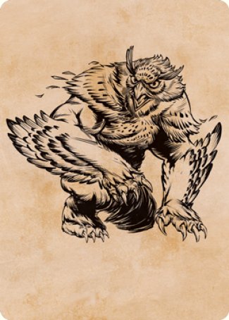{A} Owlbear (Showcase) Art Card [Dungeons & Dragons: Adventures in the Forgotten Realms Art Series][AAFR 076]