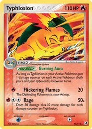 [PKM-R] Typhlosion(17/115) (Theme Deck Exclusive) [EX: Unseen Forces]