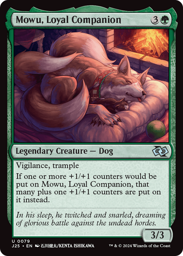 {C} Mowu, Loyal Companion [Foundations Jumpstart][J25 079]