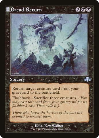 {C} Dread Return (Retro) [Dominaria Remastered][DMR 302]